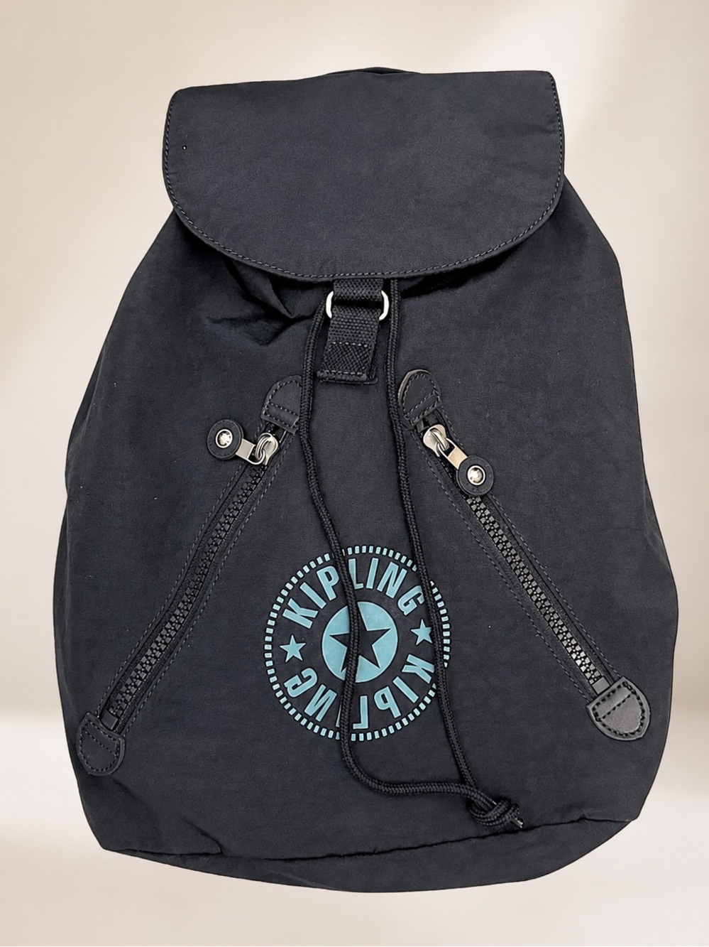 NWT KIPLING Navy Fundamental Backpack - Size Medium - SOLD OUT ONLINE - Picture 14 of 16